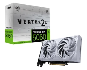 כרטיס מסך MSI GeForce RTX 5060 8G VENTUS 2X OC WHITE