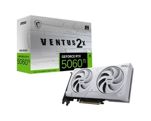 כרטיס מסך MSI GeForce RTX 5060 Ti 8G VENTUS 2X WHITE PLUS