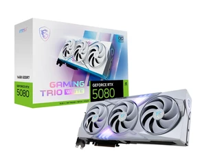 כרטיס מסך MSI GeForce RTX 5080 16G GAMING TRIO OC WHITE