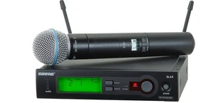 מערכת מיקרופון אלחוטית Shure SLX24E/Beta58