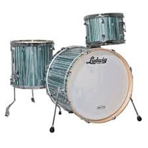 מערכת תופים LUDWIG GigaBeat — Alpine Blue