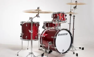 מערכת תופים LUDWIG Breakbeats LC179WRS — Wine Red Sparkle