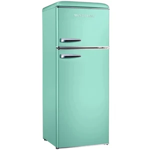 מקרר רטרו Mont Blanc MBR-290DF-PS ‏215 ליטר ירוק פיסטוק מקפיא עליון