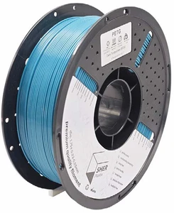 פילמנט SHER Plastix PETG – טורקיז כהה | מארז מ־5 סלילים