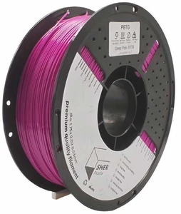 פילמנט SHER Plastix PETG – ורוד עמוק | מארז מ־5 סלילים