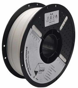 פילמנט SHER Plastix PLA – לבן | מארז מ־5 סלילים