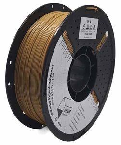 פילמנט SHER Plastix PLA – עץ | מארז מ־5 סלילים