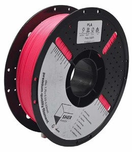 פילמנט SHER Plastix PLA – ורוד | מארז מ־5 סלילים