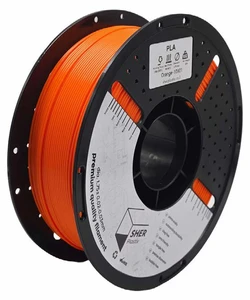 פילמנט SHER Plastix PLA – כתום | מארז מ־5 סלילים