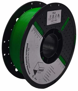 פילמנט SHER Plastix PLA – ירוק | מארז מ־5 סלילים