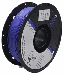 פילמנט SHER Plastix PLA – סגול | מארז מ־5 סלילים
