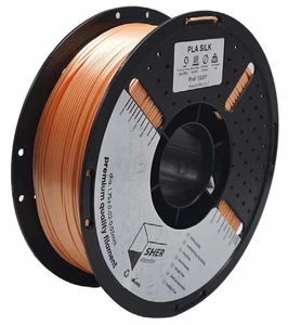 פילמנט SHER Plastix PLA SILK – ורוד | מארז מ־5 סלילים