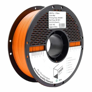 פילמנט SHER Plastix ABS – כתום | מארז מ־5 סלילים