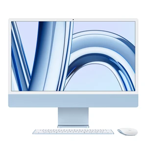 מחשב All-in-One Apple iMac ‏24 אינץ׳ M3, מעבד 8 ליבות, גרפיקה 8 ליבות, ‏16GB, ‏256GB SSD, צבע כחול | Z197-16-HB
